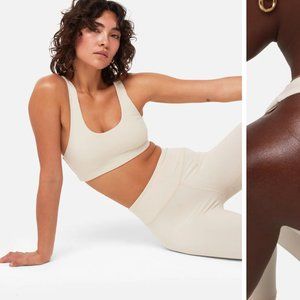 Mate the Label Organic Stretch Sports Bra, Yellow, Medium